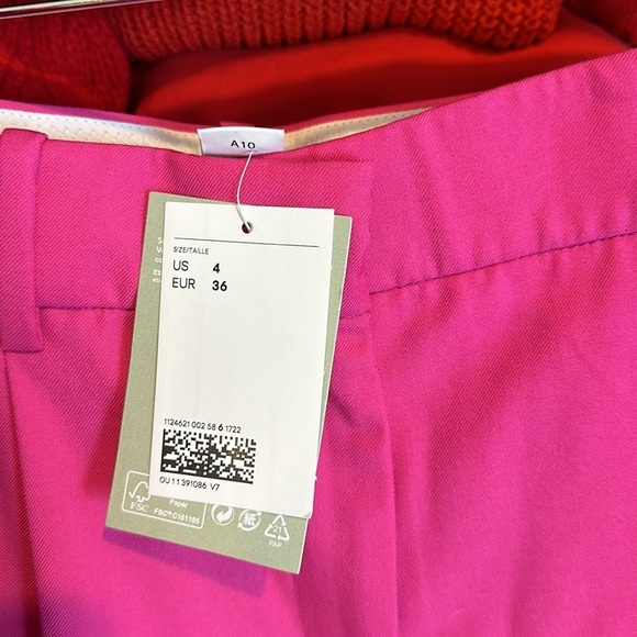 Divided by H&M oversized pink suit blazer size XS, pants size 4 - Picture 3 of 3